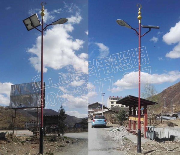 Solar Street Lights in Aba Tibetan and Qiang Autonomous Prefecture, Sichuan Province