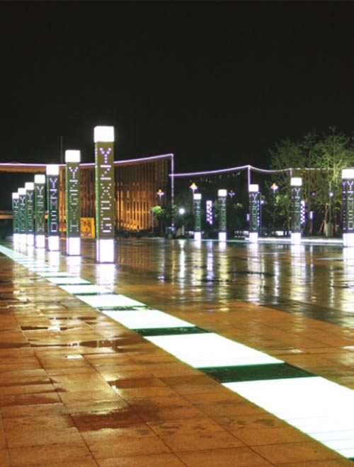 Plaza lighting design
