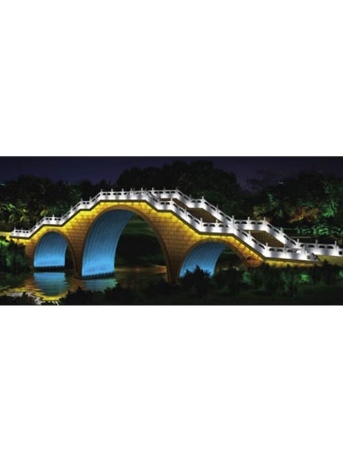Ancient bridge lighting design